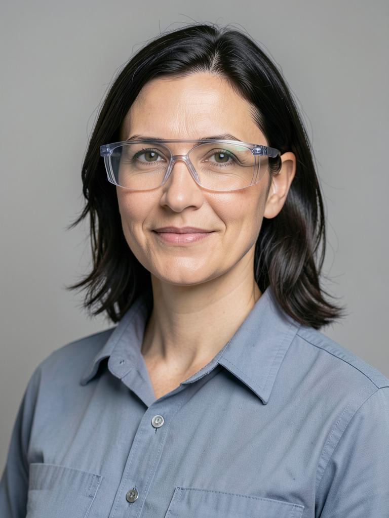 Retrato de ejemplo de una persona ficticia